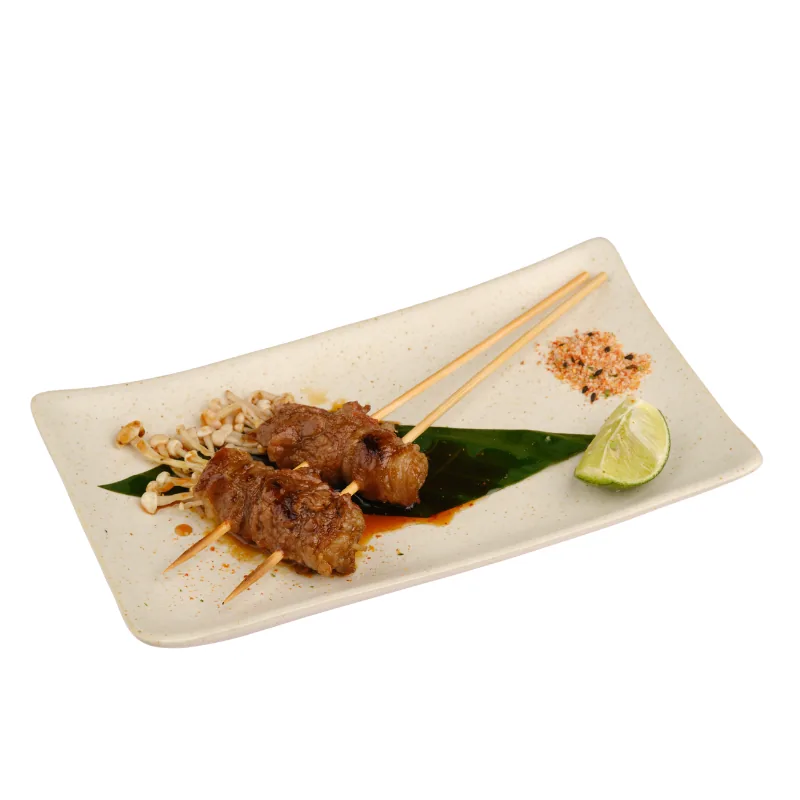 Bò Cuộn Nấm Kim Châm Teriyaki